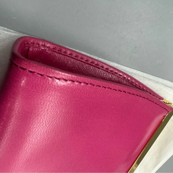 Prada Peonia leather kiss-lock mini clutch bag wallet- new - Picture 12 of 16